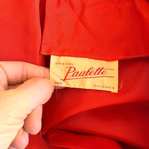 Vintage 60s Paulette Chicago 3-Piece Holiday Outfit Set Pants Dress Sash - Picture 2 of 16